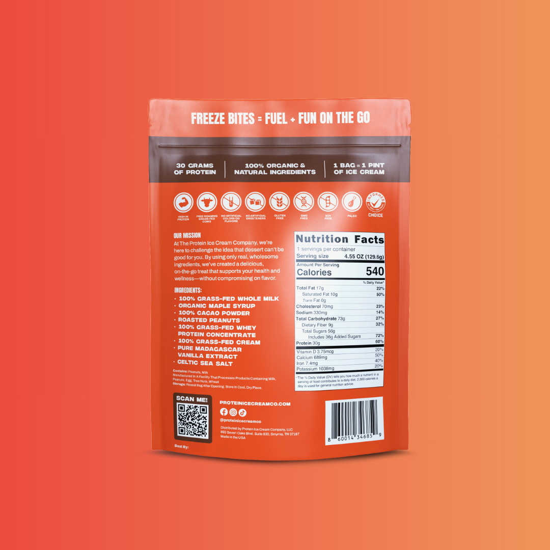 Chocolate Peanut Butter Freeze Bites Box